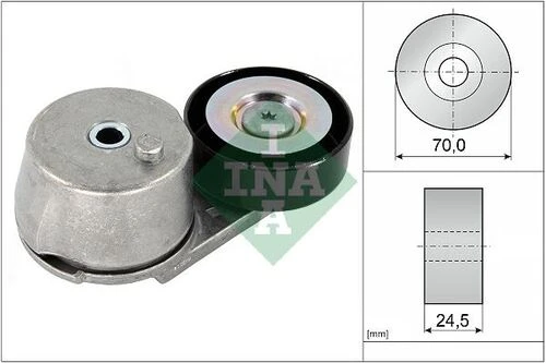 INA 534070410  Alternatör Gergi Rulmanı Komple Opel Astra K 1.4 1.0 15 Corsa E 13 12638689 ürün görseli