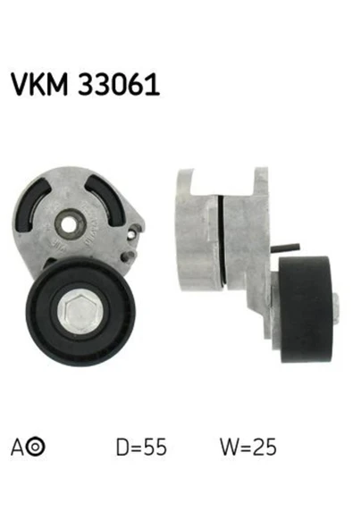 VKM33061 V KAYIŞ GERGİ RULMANI 206 307 407 1007 / FIESTA FUSI ürün görseli