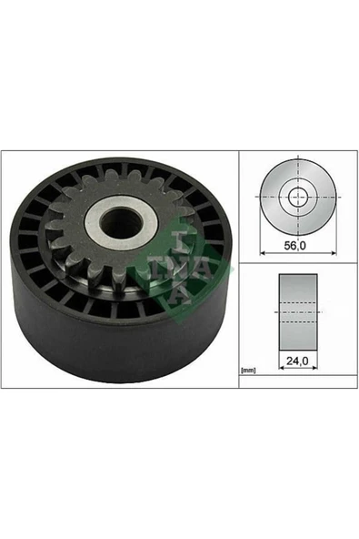 INA 531074410  V KAYIŞ GERGİ RULMANI CLIO II  1.2 16V D4F AC ürün görseli