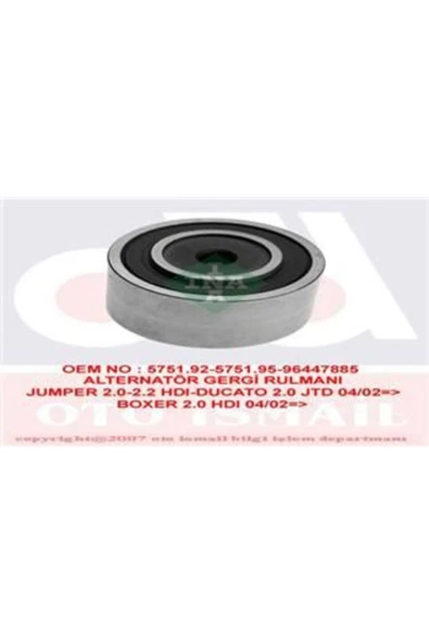 INA 532033510  V KAYIŞ GERGİ RULMANI DUCATO / BOXER / JUMPER 02- 2 ürün görseli 1