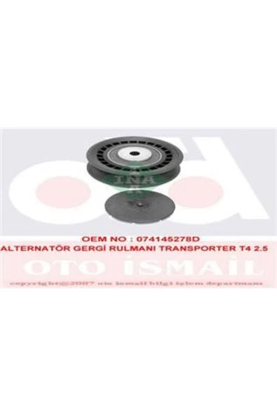 INA 531073310  V KAYIŞ GERGİ RULMANI TRANSPORTER T4 90-03 2.4D 2.5 ürün görseli 1