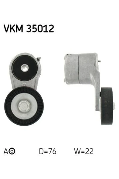 VKM35012 V KAYIŞ GERGİ RULMANI ASTRA F G H VECTRA C CORSA C C ürün görseli 1