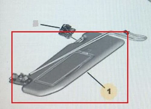 PSA 98284444PR PEUGEOT  Güneşlik