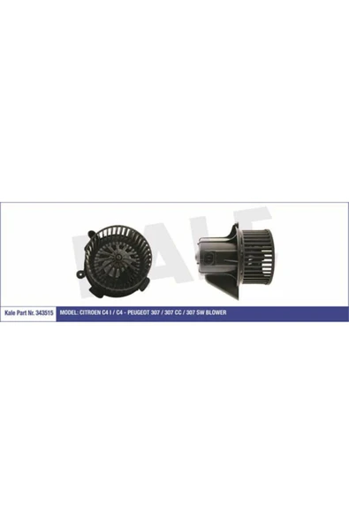 Kale 343515  KALORİFER MOTORU 307 / C4 ürün görseli 1