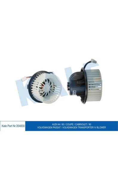 Kale 354830  KALORİFER MOTORU  A4 80 COUPE CABRIOLET 90 PASSAT TRA