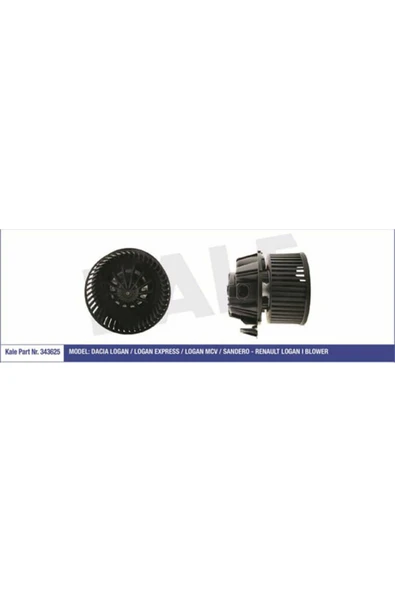 Kale 343625  KALORİFER MOTORU LOGAN SANDERO MCV ürün görseli