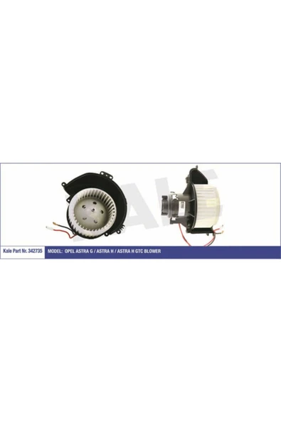 Kale 342735  KALORİFER MOTORU ASTRA G 98- ASTRA H 04- ZAFIRA A 97-