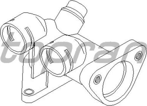 Topran 108196001  Su Flanşı-(Vw: Passat/Audi: A4/A6 1,8 Adr 1,8T Aeb) ürün görseli 1