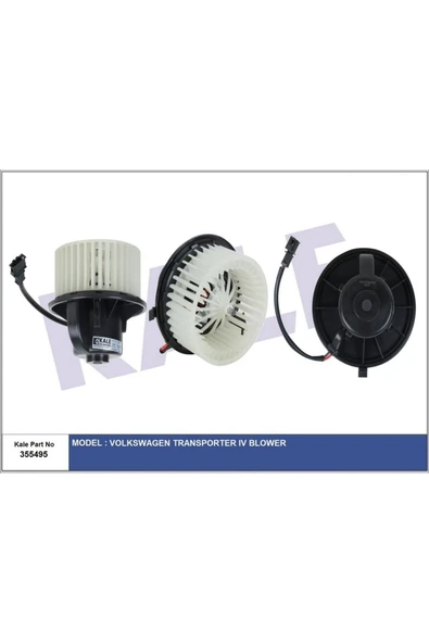 Kale 355495 Kalorifer Motoru Volkswagen Transporter Iv Blowerklr- 701819021b 703820022 701819021b ürün görseli 1