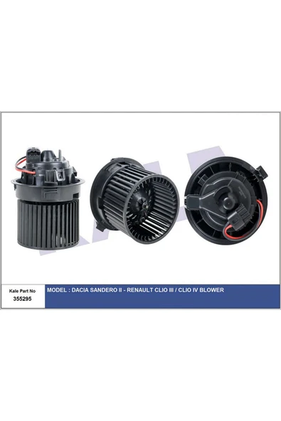 Kale 355295 KALORİFER MOTORU DACIA SANDERO II-RENAULT CLIO III-CLIO IV BLOWER 612138 ürün görseli 1