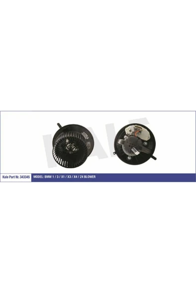 Kale 343345  KALORİFER MOTORU BMW 1 BMW 3 E90 E91 E92 06- BMW Z4 B