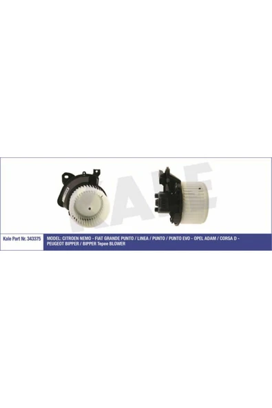 Kale 343375  KALORİFER MOTORU LINEA PUNTO  EVO GRANDE PUNTO ürün görseli