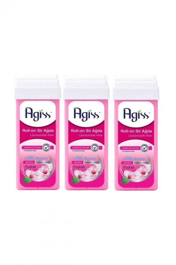 Agiss Rool-on Sir Ağda Pudralı 100 Ml 3lü Set