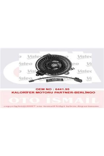 Valeo 698046  KALORİFER MOTORU PARTNER / BERLINGO ürün görseli