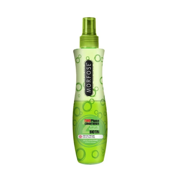Morfose İki Fazlı Fön Suyu Sıvı Saç Kremi 240ml Bıotın Tüm Saçlar