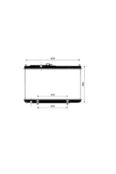 Ori KNI003026 Knı003026 Kalfer Radyatörü Brazing Nissan Primera Sunny Otom/mek 151x191x26