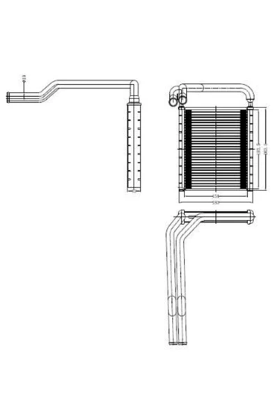 Ori KHY099026 Khy099026 Kalorifer Brazing Heater 154x204x26 Accent Blue 12 Geniş Tip ürün görseli