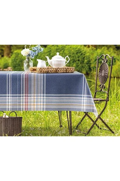 Farrant Pvc Masa Örtüsü - Lacivert - 100x140 Cm