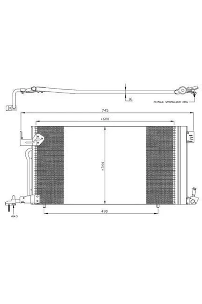 Ori CPE317016 Cpe317016 Klima Kondenseri 306-xsara 1.4 Hdi-1.8d-1.9d-1.9 Td-2.0hdi 97 Oto.-mek. - 1