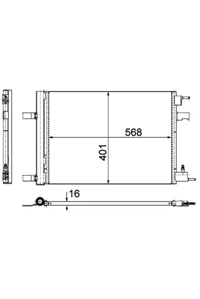 Ori COP136016 X Klima Kondenseri Astra J Cruze Zafıra C 1.4 1.6 A14 B14 D14 Net Nel/ A16 B16 Xer Let 570x388x ürün görseli 1