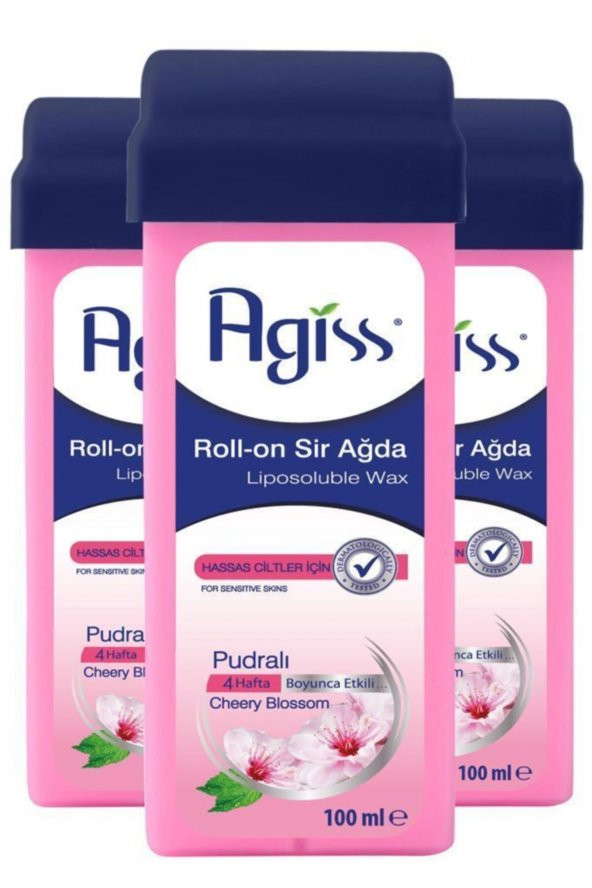 Agiss Roll-on Sir Ağda 100 Ml Pudra X3