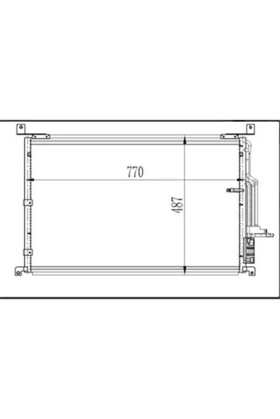 Ori CAU774016 Cau774016 Klima Kondenseri Audi A8 2.8fsı-3.0i-3.0tdı-3.2i-3.7i-4.0tdı-4.2i-4.2tdı 03 Oto.-mek.
