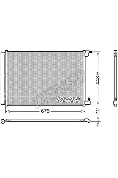 Denso DCN17060 Dcn17060 Kondansatör. Klima ürün görseli 1