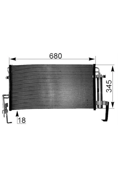 Ori CHY260020 Chy260020 Klima Kondanseri Santafe 2.0 Crdı 04
