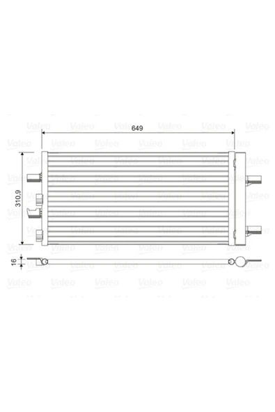Valeo 822615  Kondenser Mini Mını 3