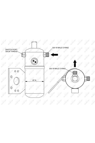 NRF 33291  Klima Kurutucu Renault Magnum 92 -
