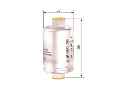 Bosch 0986450119  YAKIT FİLTRESİSI JAGUAR XJ XK FREELANDER 1.8i 00- ürün görseli 1