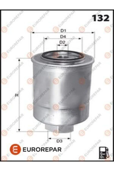 Eurorepar 1613724380 Erp Mazot Filtresi ürün görseli 1