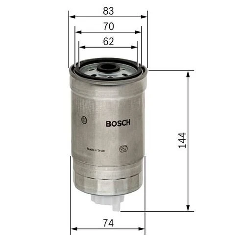 Bosch 1457434516  MAZOT FİLTRESİ ACCENT ERA GETZ SONATA V i30 SANT ürün görseli 1