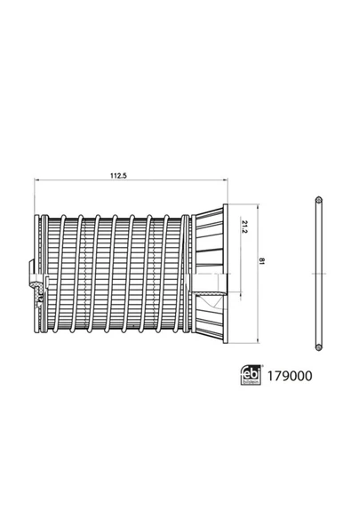 FEBI 179000 Yakıt Fıltresı Boxer Jumper Iıı 2.0hdı 15- 1790   Uyumlu ürün görseli 1
