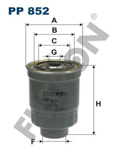 FTR PP852 FILTRON  YAKIT FİLTRESİ OPEL CAMPO 2.5 D 76HP (90-94) ürün görseli 1