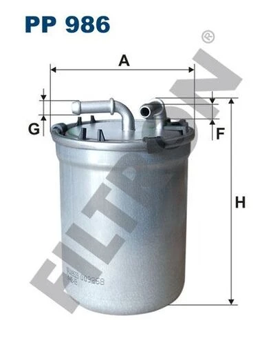 FTR PP986 FILTRON  YAKIT FİLTRESİ CORDOBA-IBIZA IV-V (02-09) POLO 05- ürün görseli 1