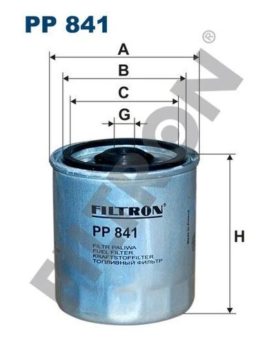 FTR PP841 FILTRON  YAKIT FİLTRESİ SPRINTER-VITO-MERCEDES E-G-S SERİLER ürün görseli 1