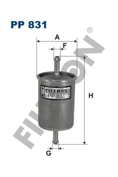 FTR PP831 Yakıt Filtresi Skoda Felıcıa 1.3-1.6 95-01 ürün görseli 1