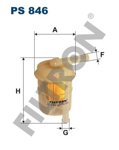 FTR PS846 FILTRON  Yakıt Filtresi Hyundai Pony 1.2 (74-82) 1.4 (77-85) Nissan Datsun 1.8 (77-81) ürün görseli 1