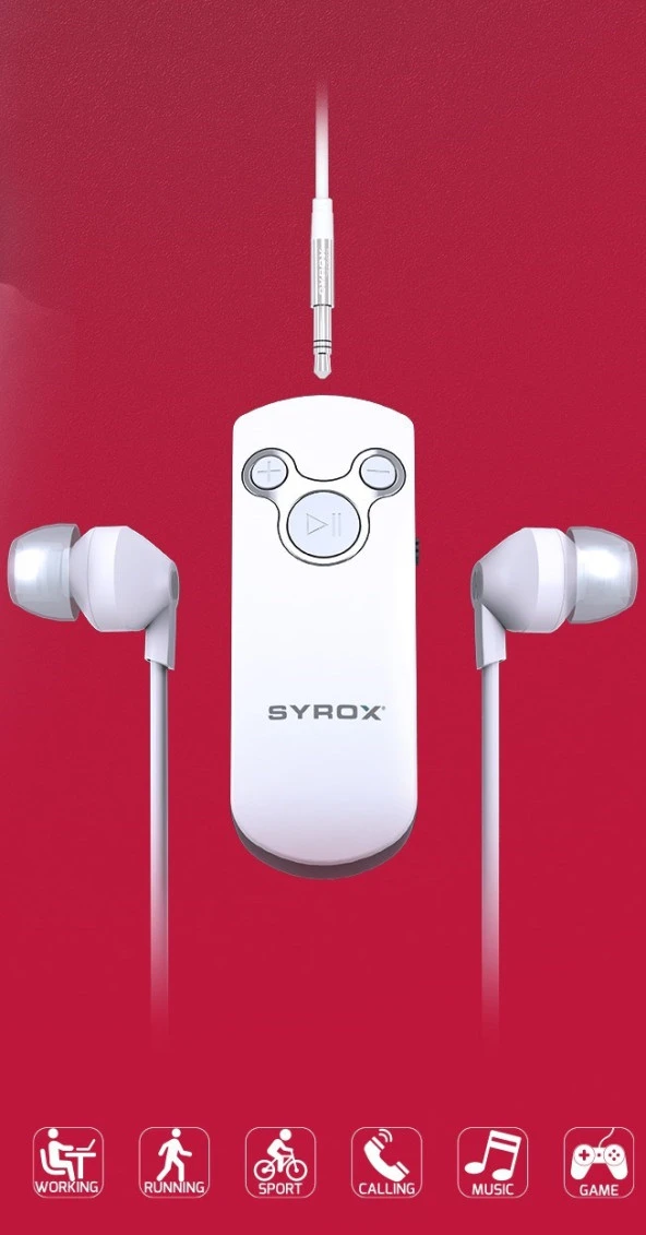 Syrox Çift Telefon Eşleşme Bluetooth Kulaklık MX13