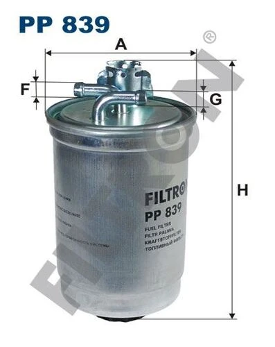 FTR PP839 FILTRON  YAKIT FİLTRESİ CADDY-GOLF-JETTA-PASSAT-POLO-TRANSPO ürün görseli 1