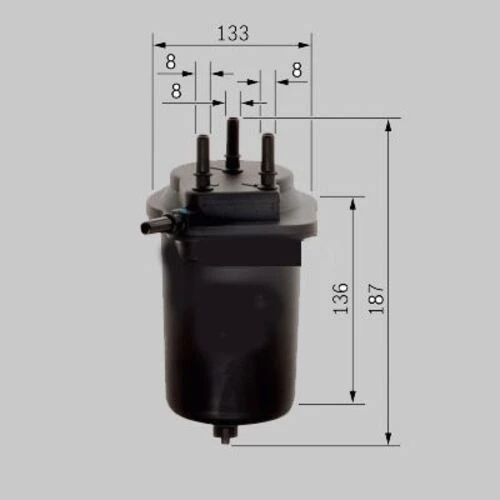 Renault 7701063613  Mazot Filtresi Megane II 06-11 Megane II Scenic II 1.5 DCI 100Hp ürün görseli 1