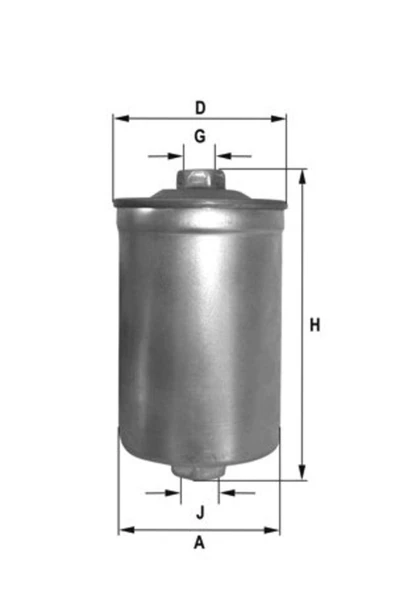 Sardes SF135 Yakıt Filtresi Golf Iı 1.8 Gtı-passat 88-97 1.8-a6 Wk834/1 X ürün görseli 1