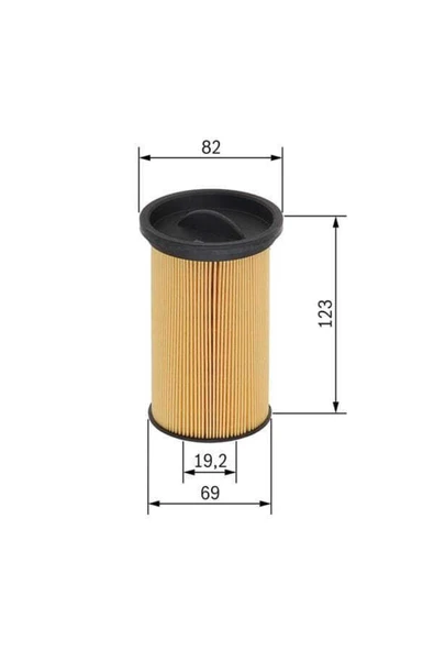 Sardes SF177 Sf177 Mazot Filtresi Bmw 3 318d 320d ürün görseli 1