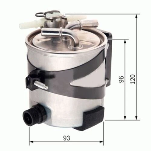 Sardes SF283 Mazot Filtresi Megane II 05- Scenic II 05- Grand Scenic II 05- 1.5 DCI ürün görseli 1