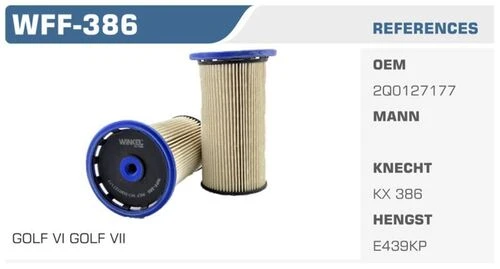 Winkel WFF -386 Mazot Filtresi VW-Audi Pu8021 Fn2162 W ürün görseli 1