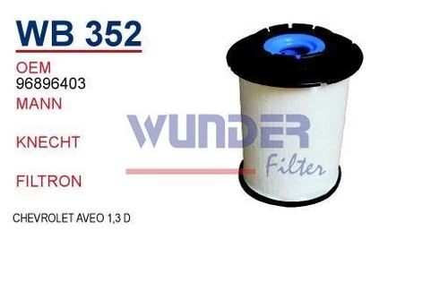 Wunder WB352 Mazot Filtresi Chevrolet Aveo 1,3D - 1