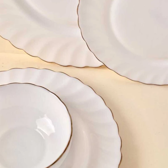 Perotti 17585 Waves Opal 24 Parça 6 Kişilik Yemek Takımı - 3
