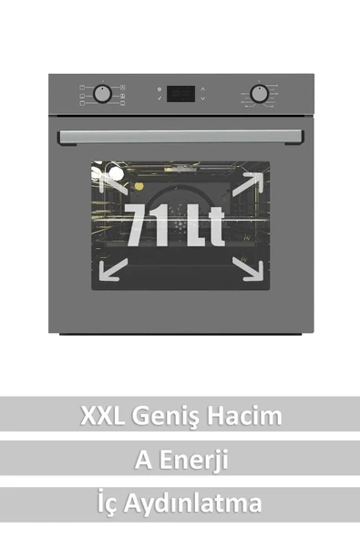 Alveus MFA 627 Gri Ankastre Fırın - 2