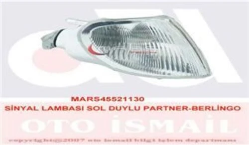 Mars 521130  SİNYAL LAMBASI SOL PARTNER 96- / BERLINGO 96- DUYLU - 1